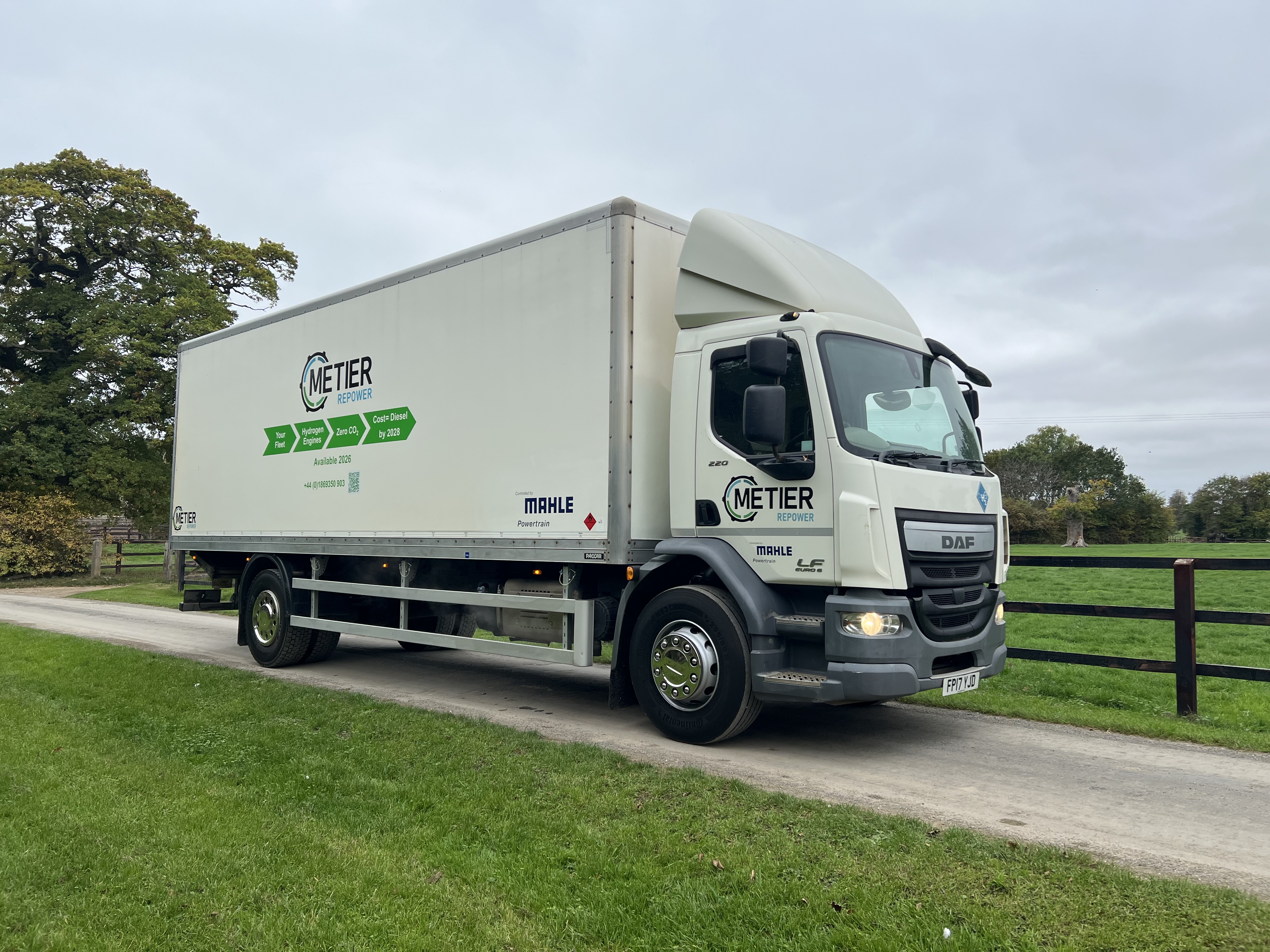 Metier's Hydrogen Repowered Demo Truck